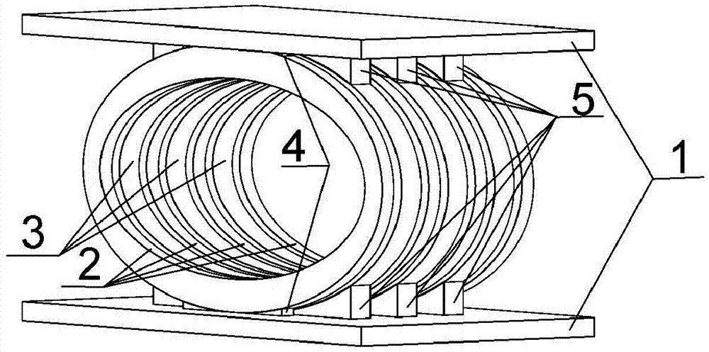 Damper achieving staged yielding