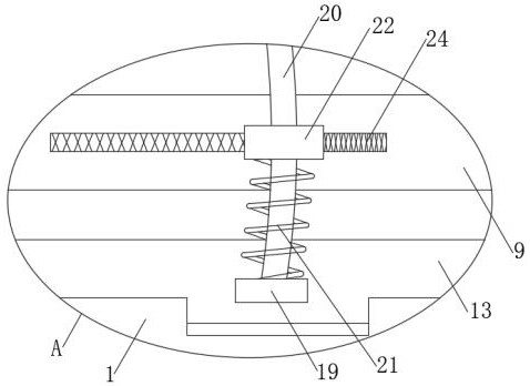 Raw material manual slicing device for dried sweet potato processing