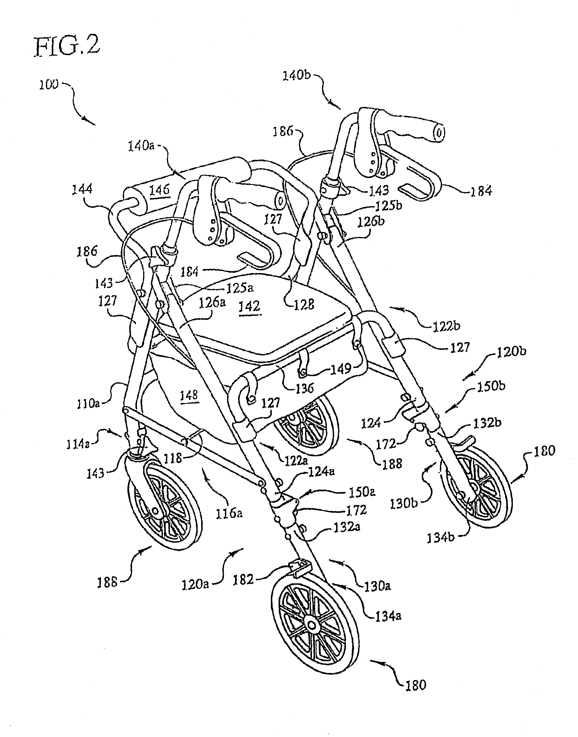 Mobile support assembly