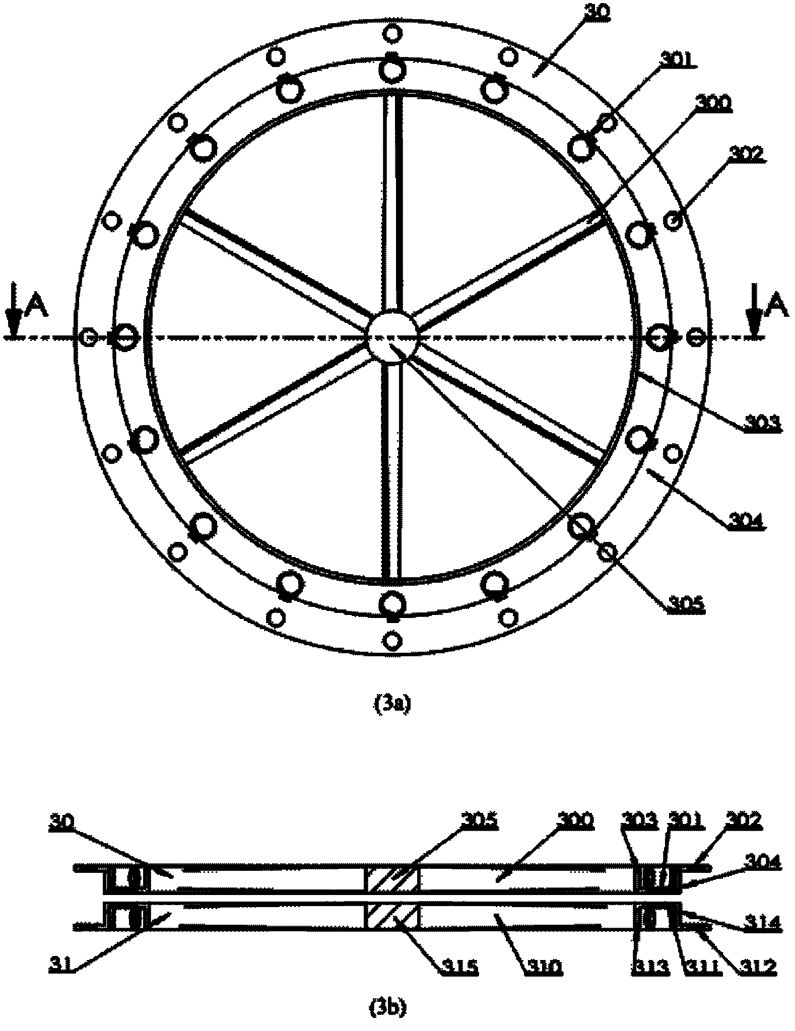 Magnetic levitation self-driven double-spiral-wing flying saucer