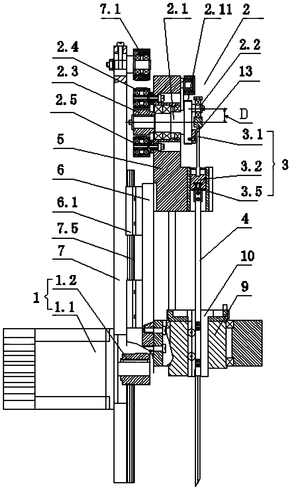 Cutting tool device with eccentric balance mechanism