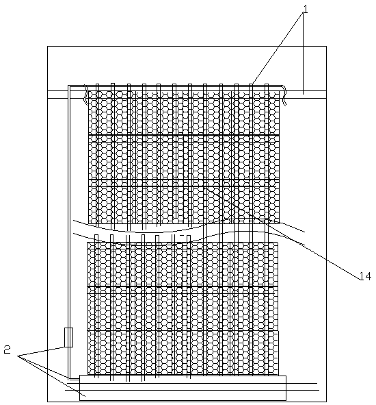 Modularized landscape plant wall system capable of being fast constructed and disassembled