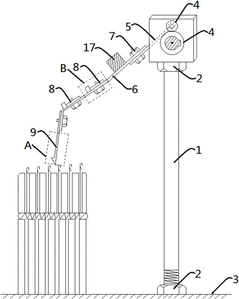 Small-caliber circular knitting machine plaiting device