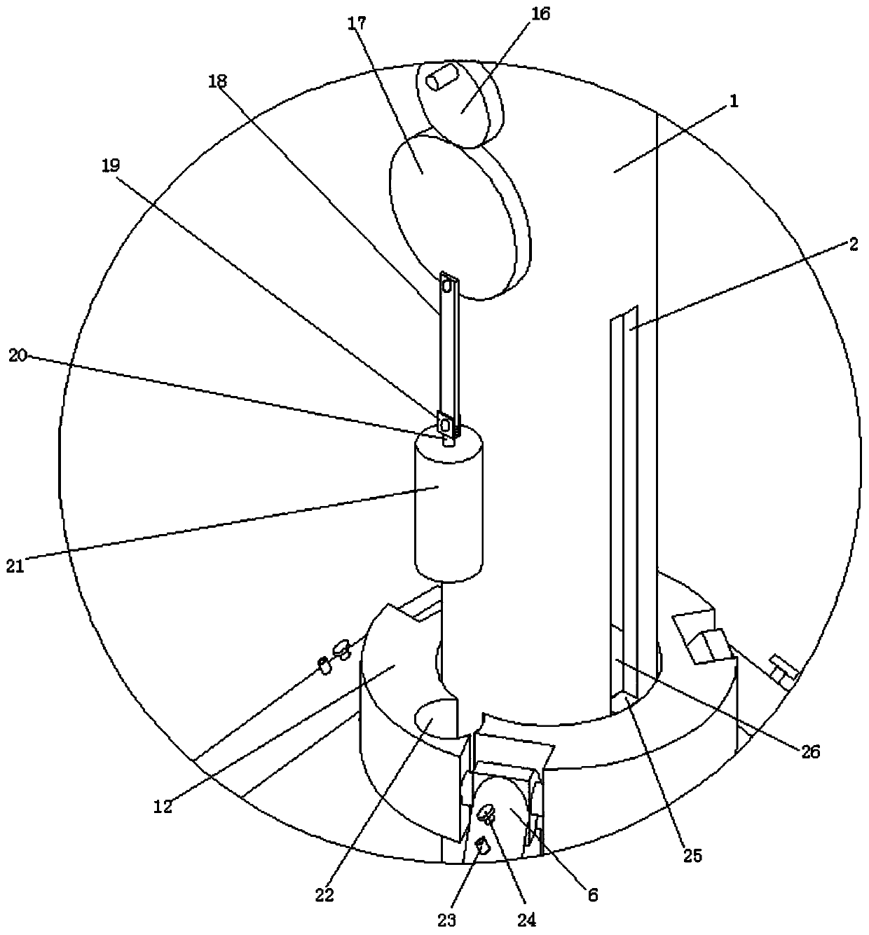 Movable speed measuring instrument