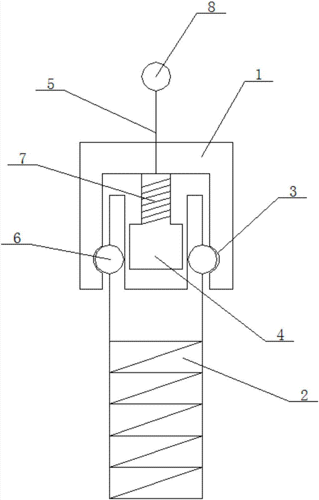 Screw capable of being quickly disassembled