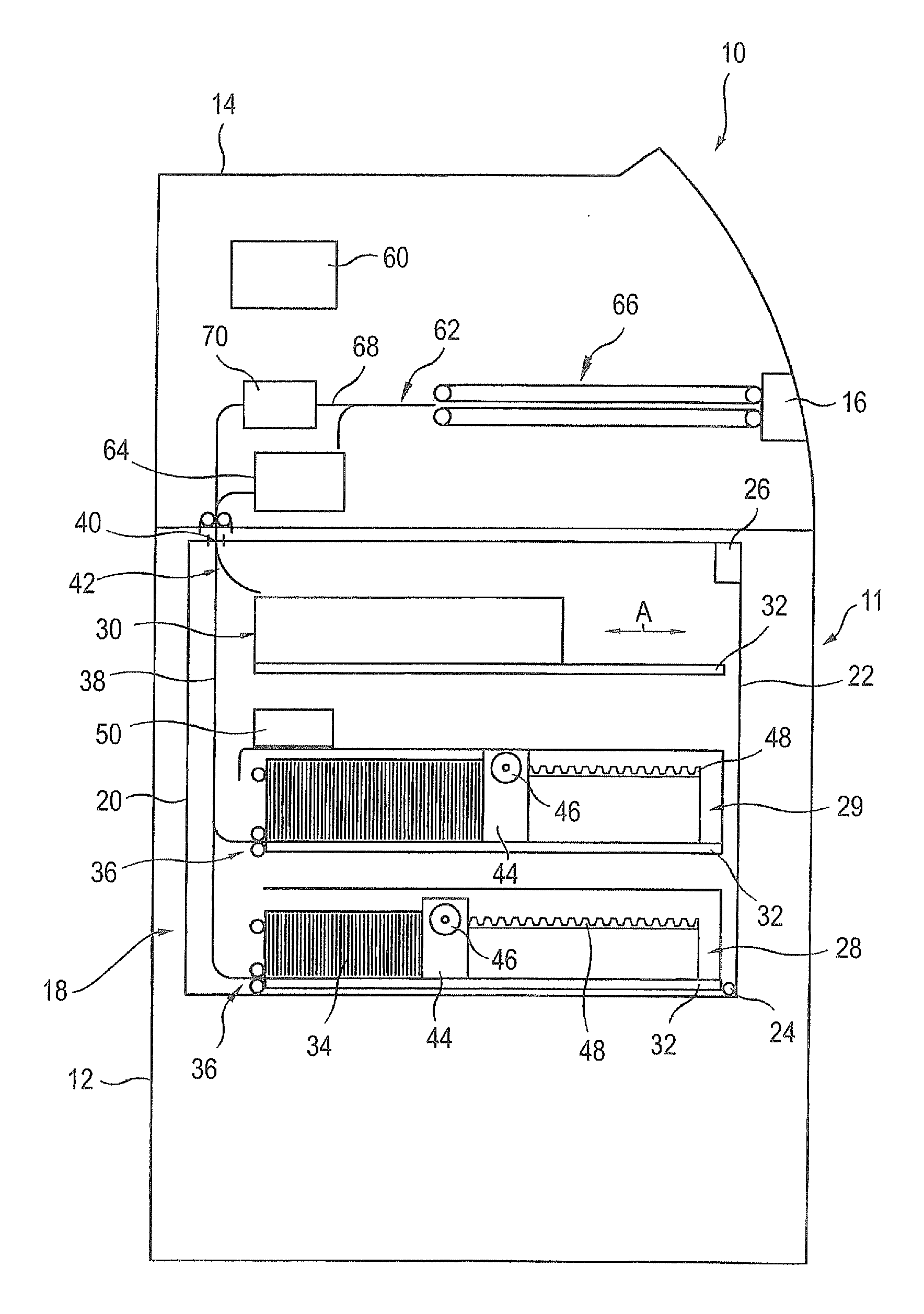 Voucher stacking apparatus