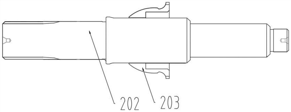 Hydraulic motor with integral output shaft