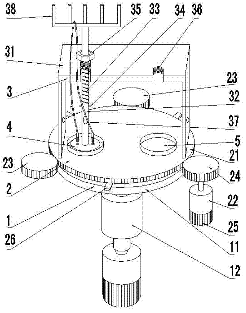 Automatic grinding and polishing device for end surfaces of optical fibers and cables