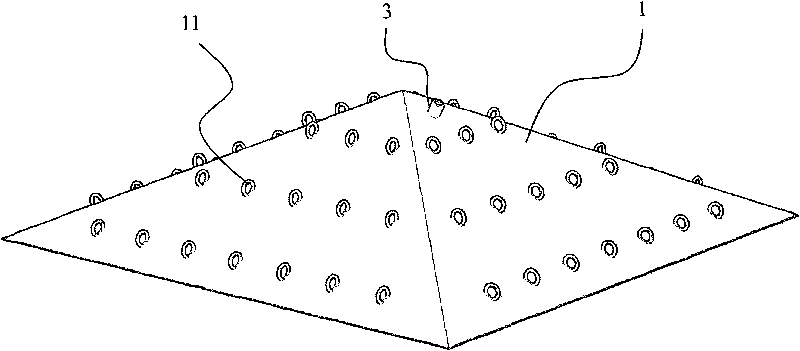 Artificial sea-grass field proliferation method and special multi-mooring point submersible device