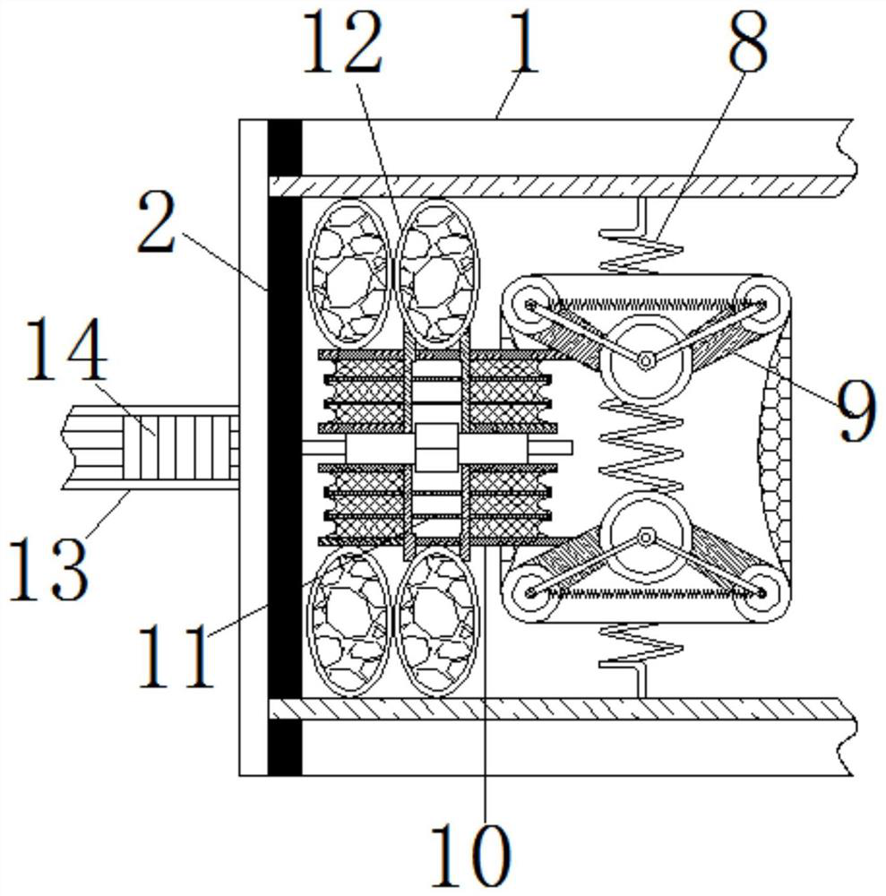 Environment-friendly shading device capable of automatically adjusting length according to illumination angle for glass window