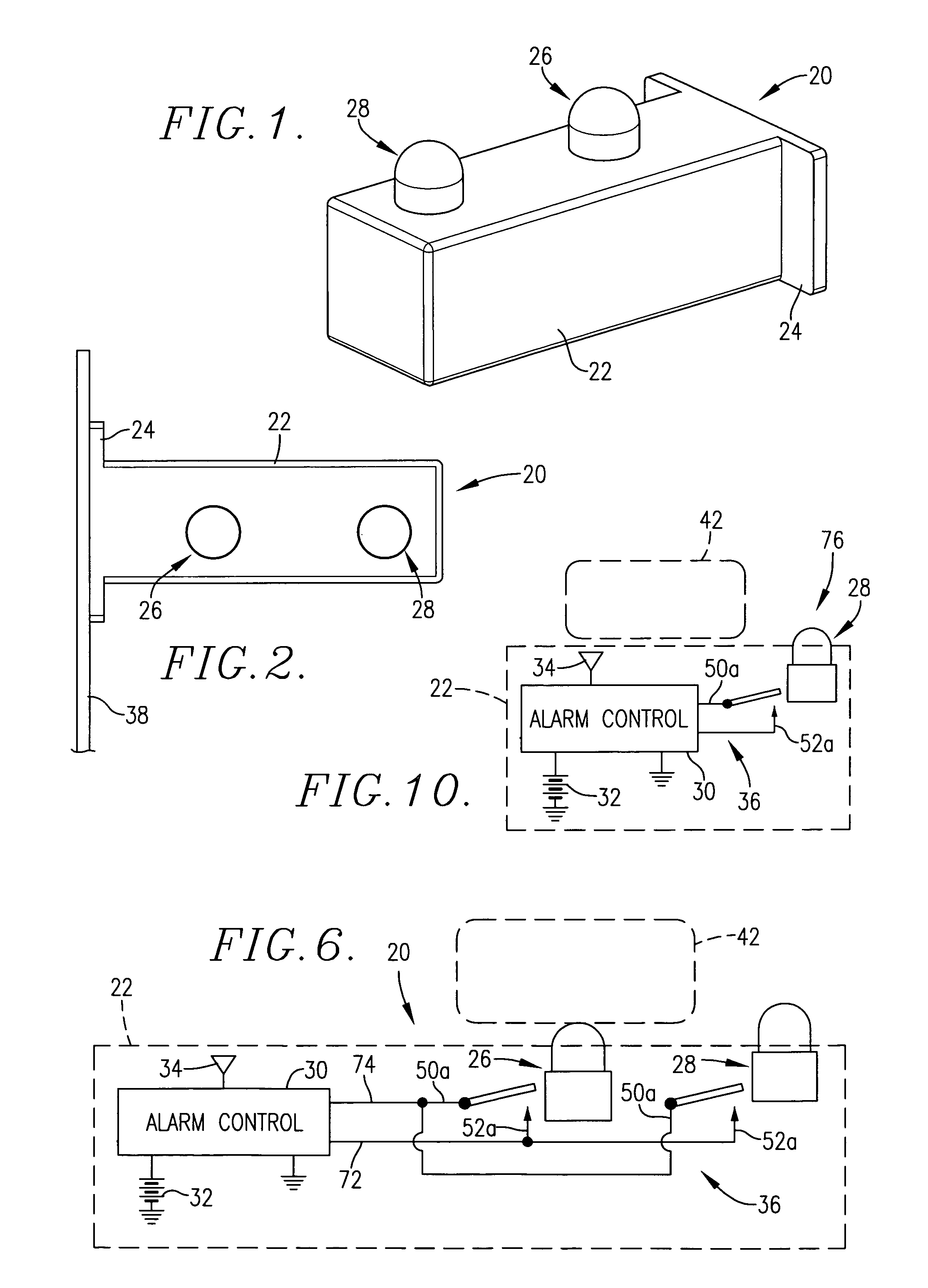 Security switch assemblies for shipping containers and the like