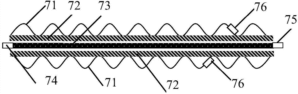 Automobile tail gas particulate matter trap and filter element