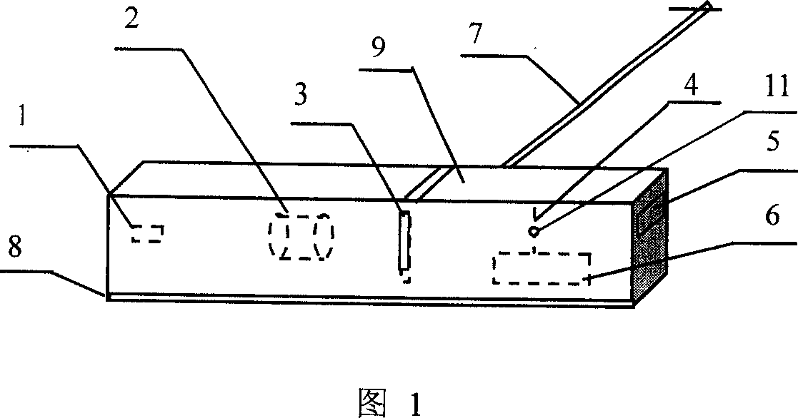 Displacement sensor with single grating