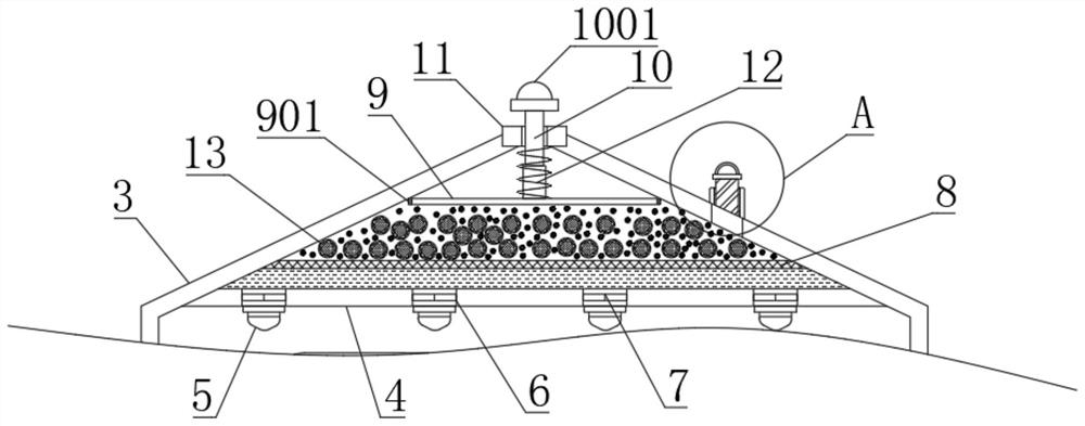 A poisonous liquid isolation device for chemical production workshop