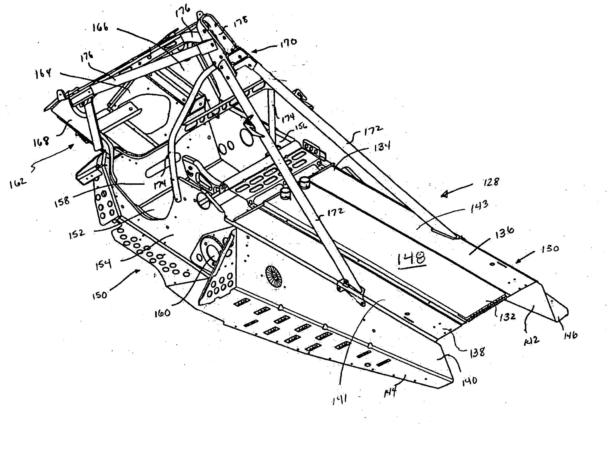 Modular snowmobile platform