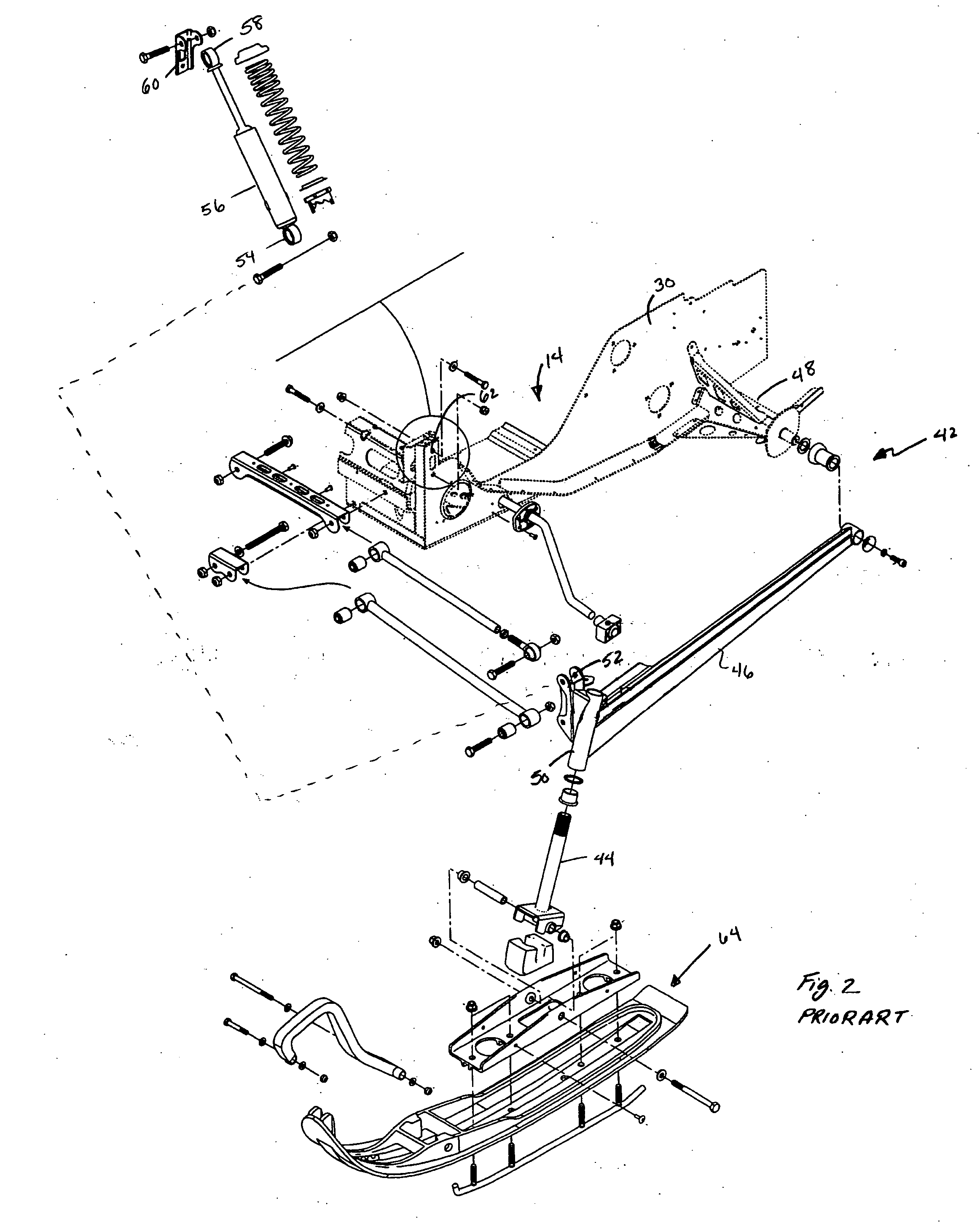 Modular snowmobile platform