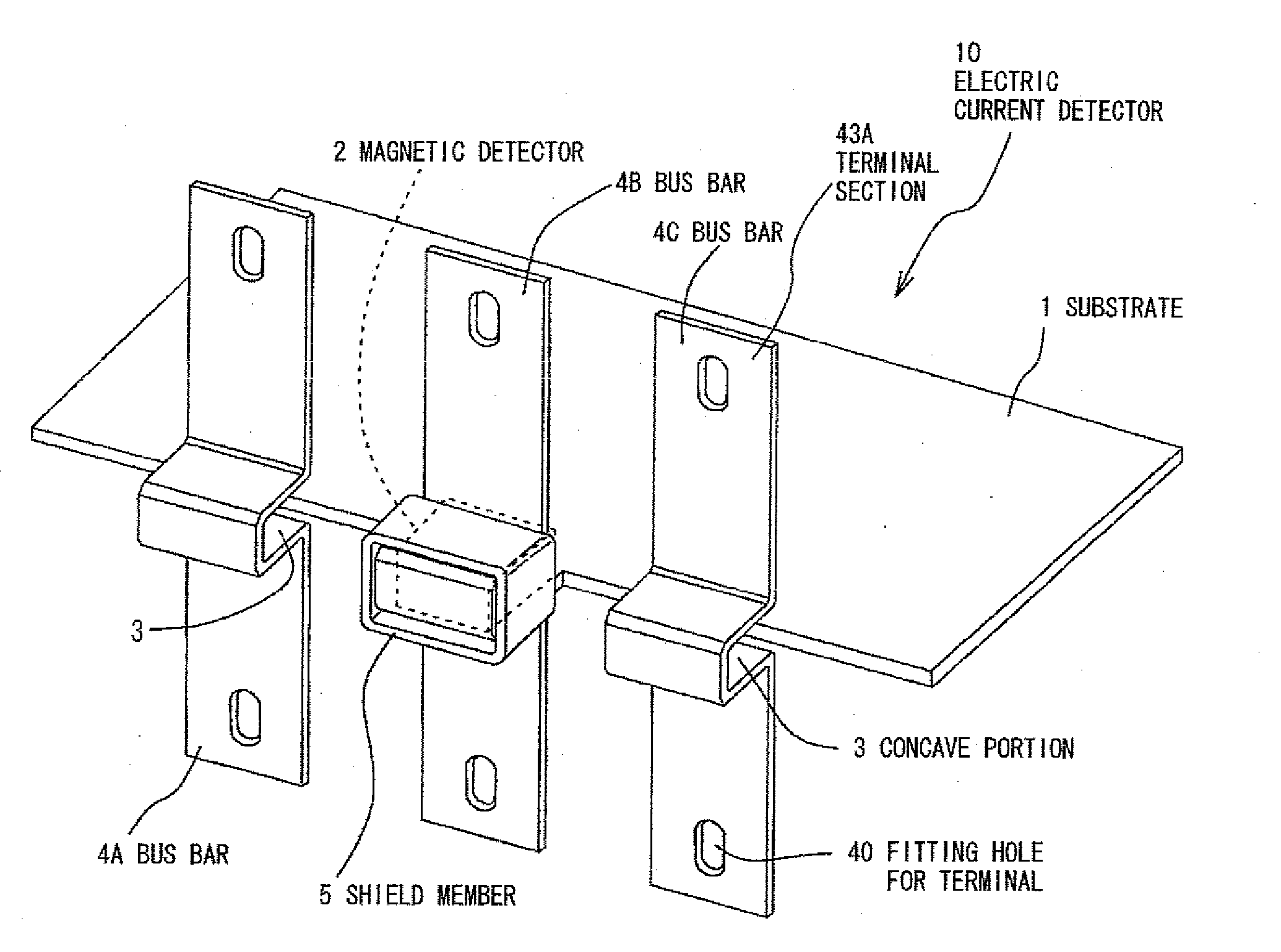 Electric current detector