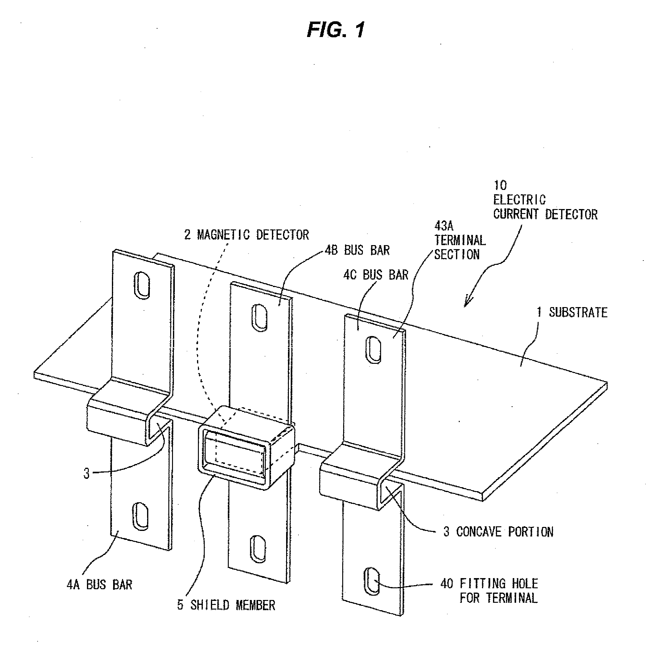 Electric current detector