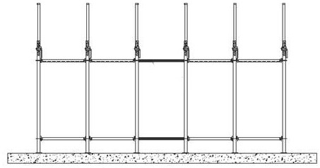 High-precision aluminum frame wood formwork construction method