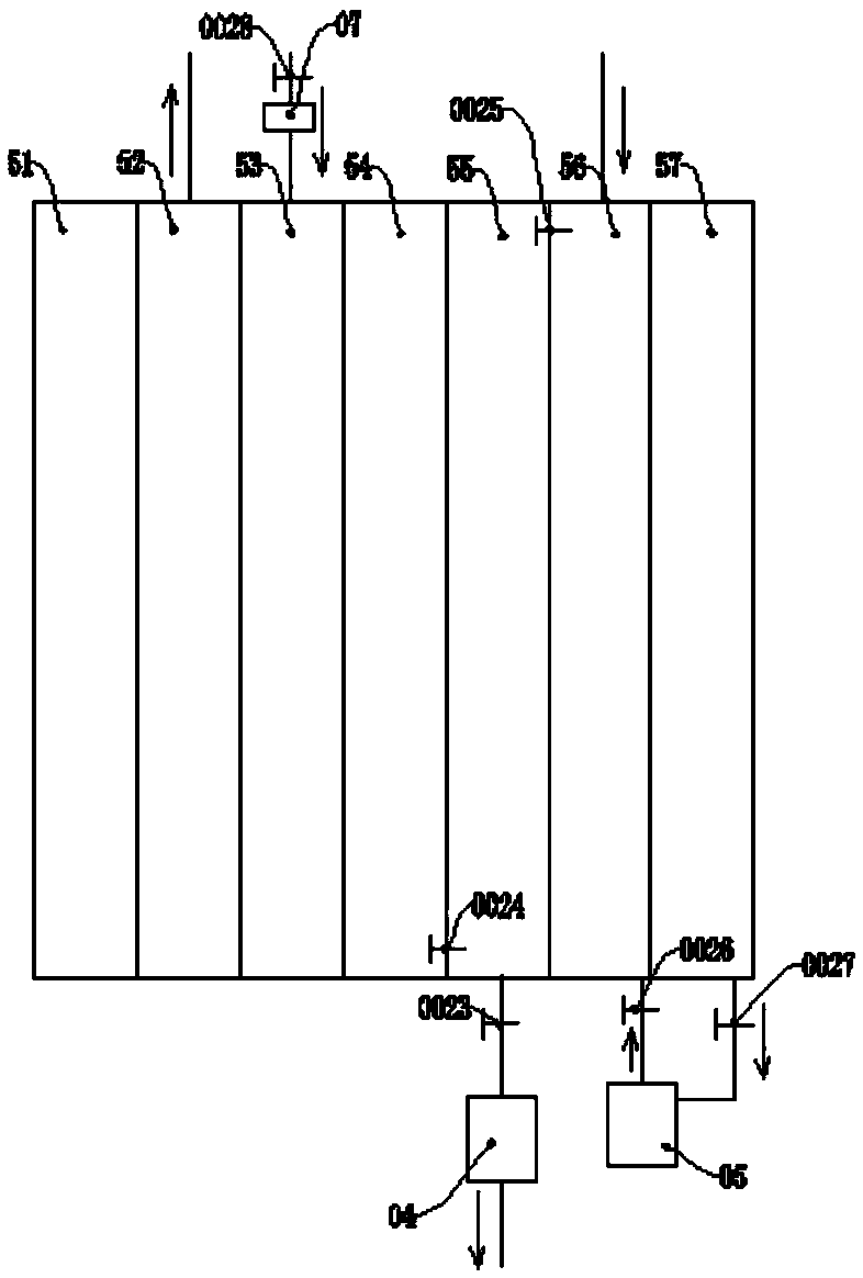 A system in which potting liquid replaces alkaline etching liquid and recovers aluminum hydroxide