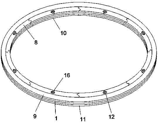 Yaw brake disc of wind turbine generator system