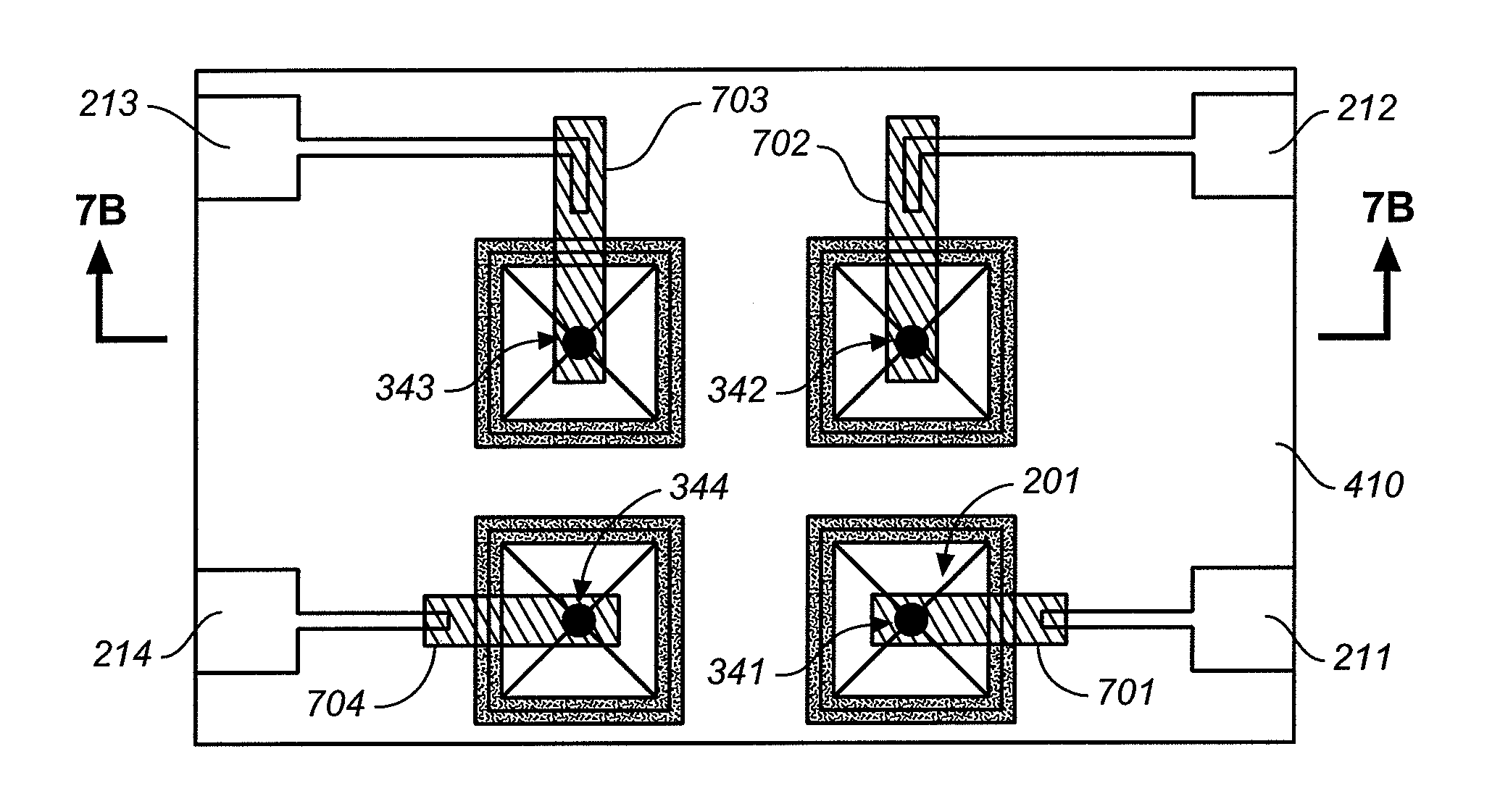 LED chip array module