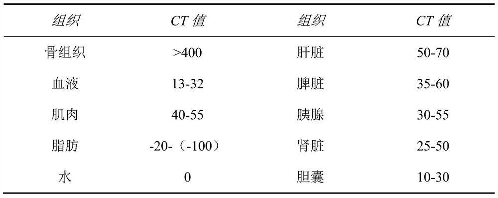 CT image segmentation method based on artificial neural network