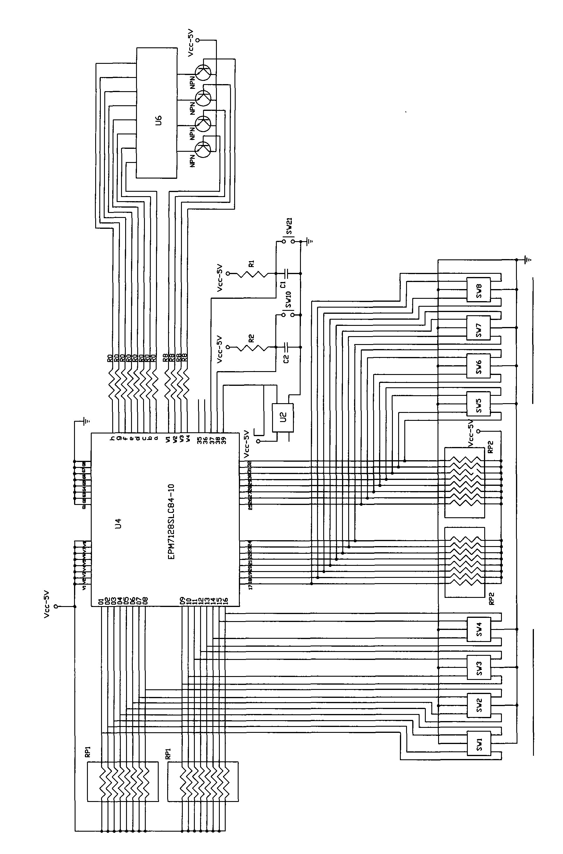 Automatic switching test system and method