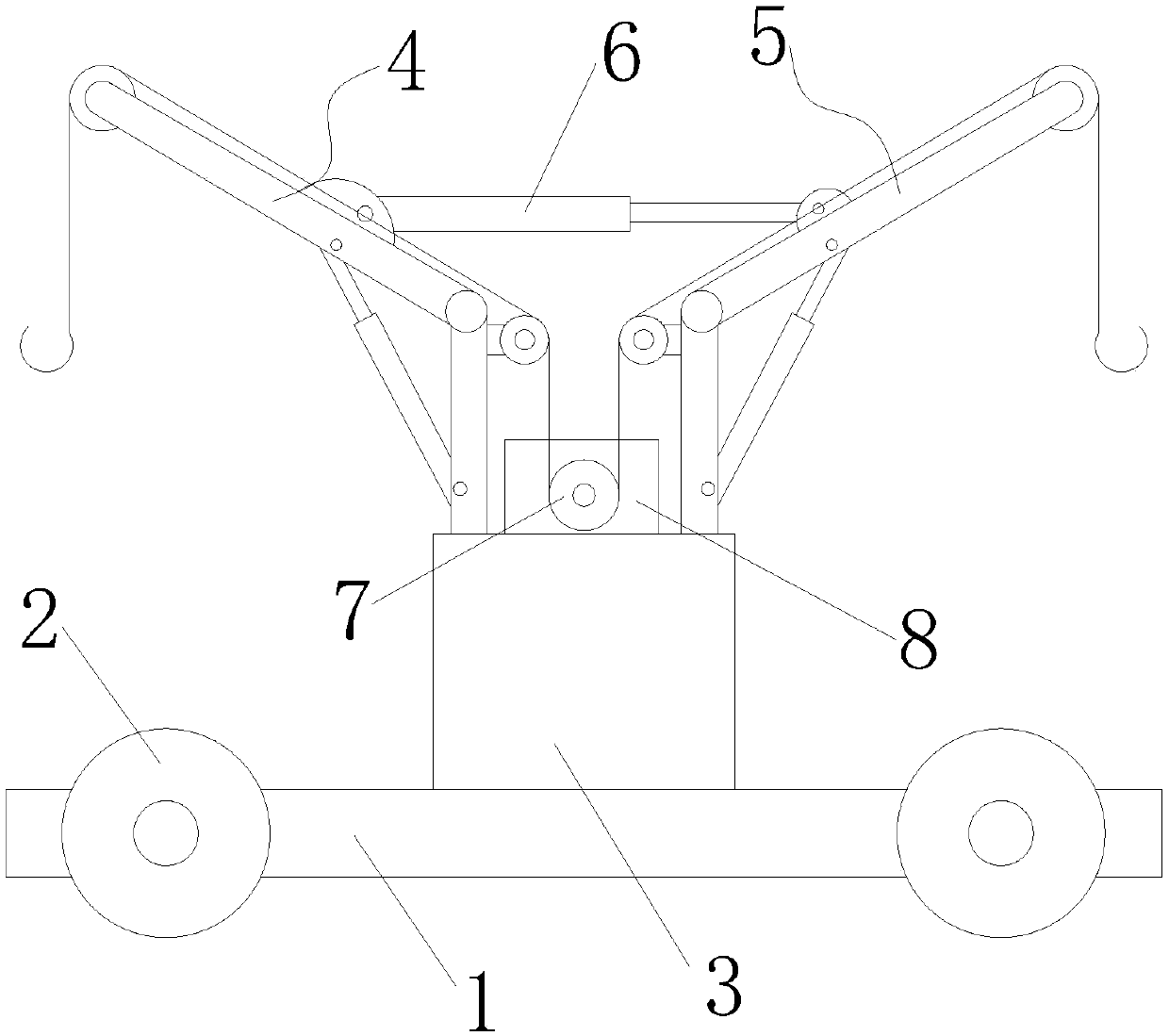 Multifunctional construction tooling crane