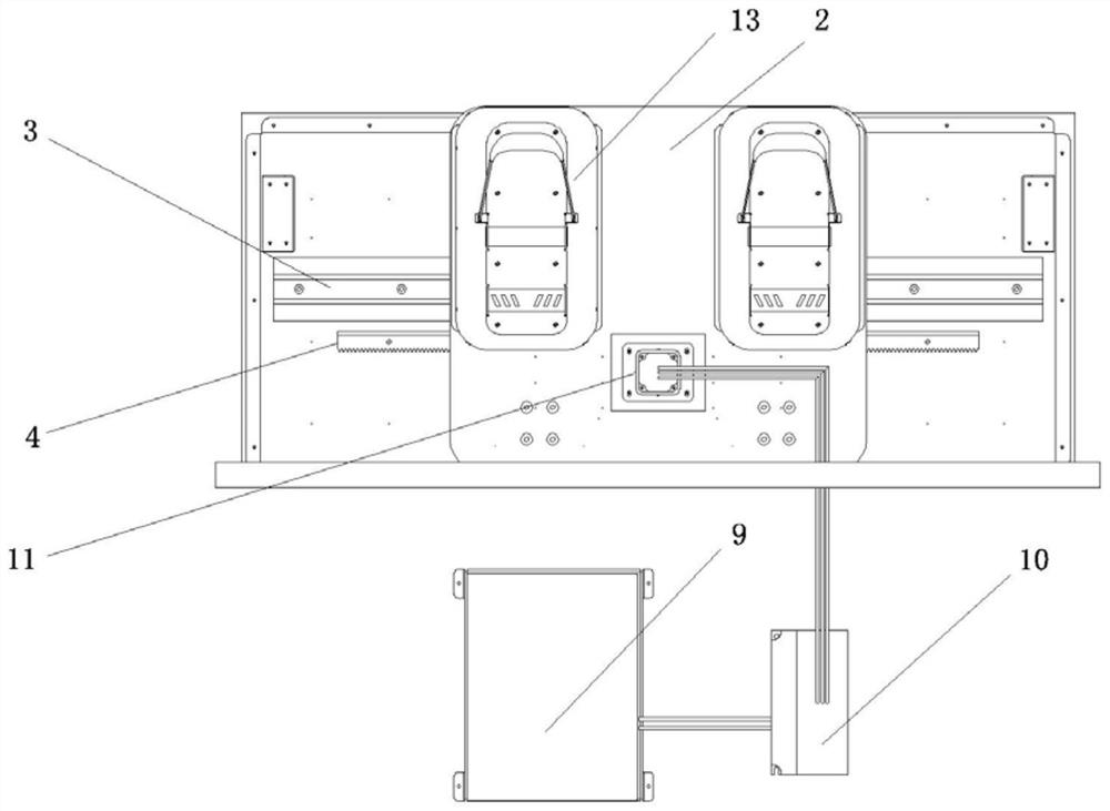 Skiing simulator and simulation method