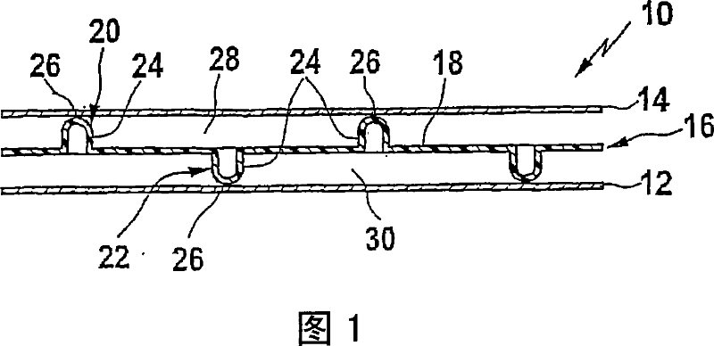 Spacer for filter modules