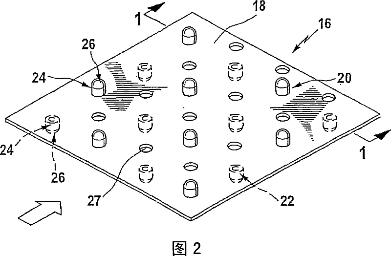 Spacer for filter modules