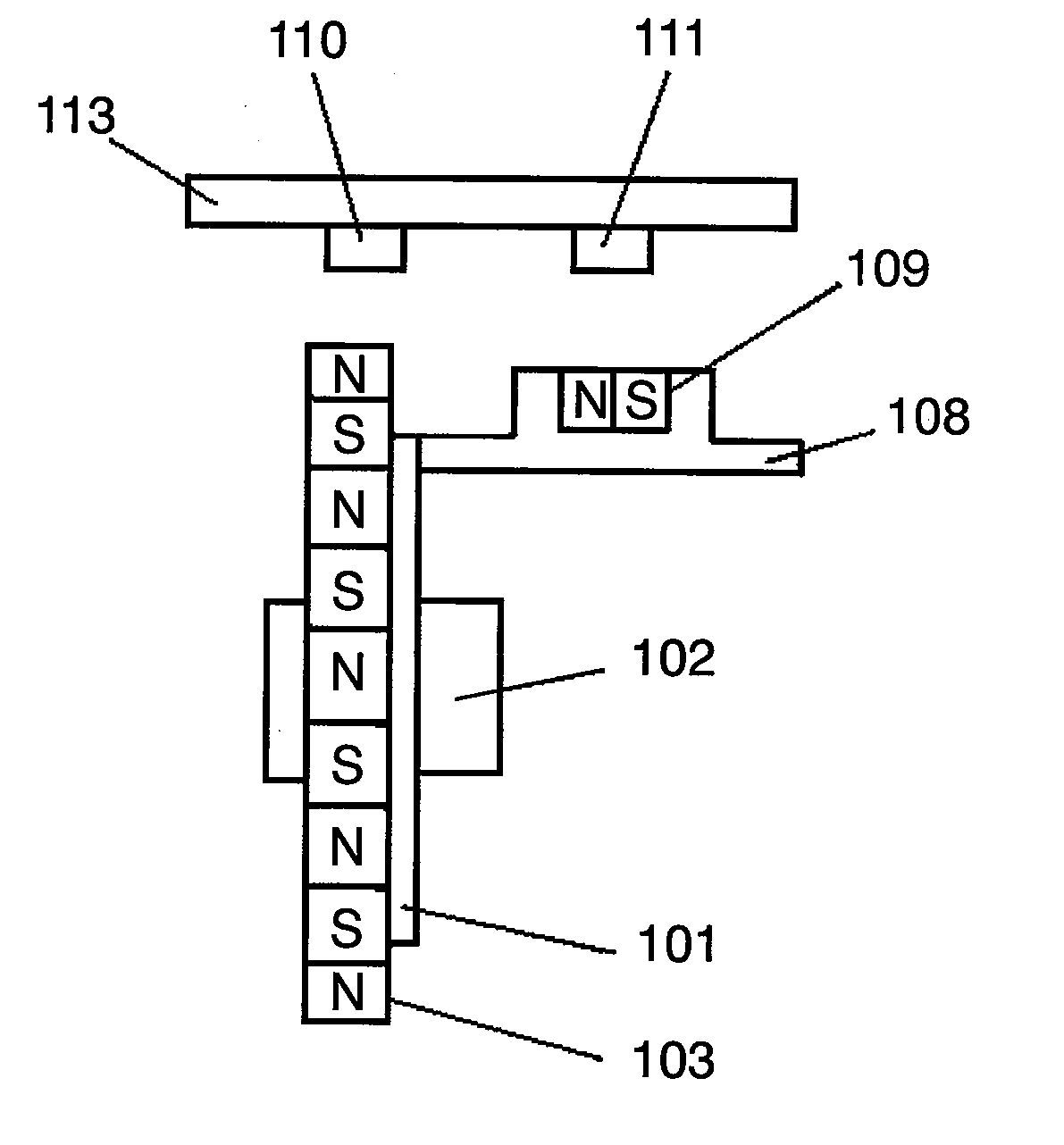 Rotation angle detection device and rotation angle correction method