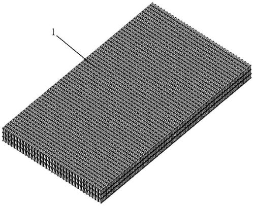 Surface energy gradient bionic liquid absorption core and application thereof