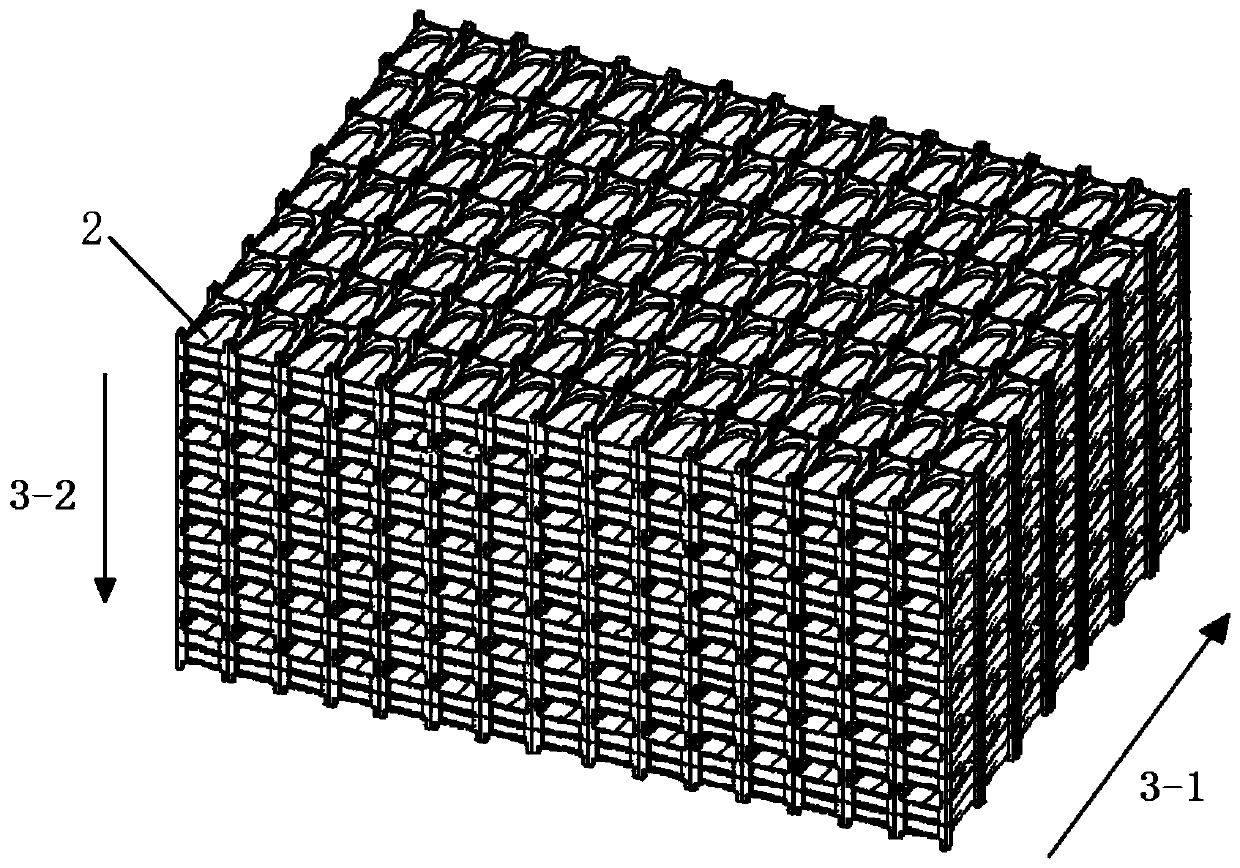 Surface energy gradient bionic liquid absorption core and application thereof