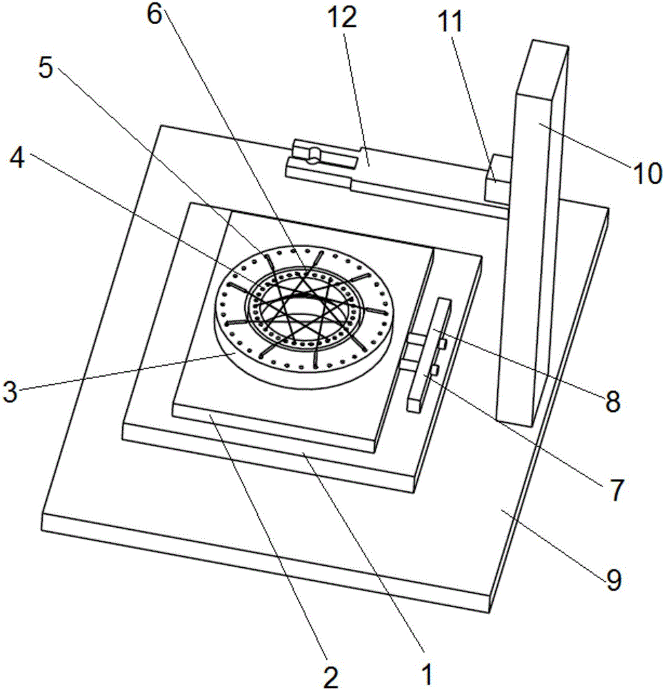 Pen point combing robot feeding mechanism