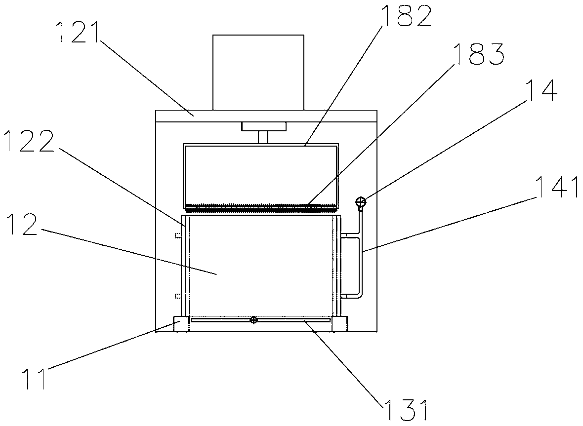 Sludge negative-pressure ceramic membrane concentration integrated machine