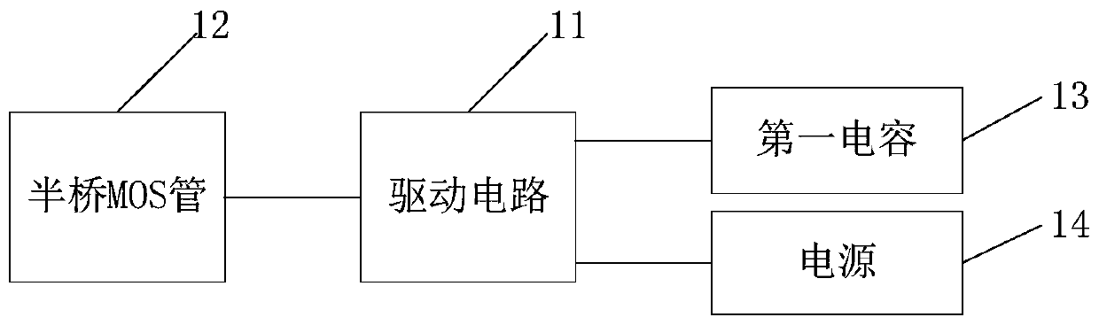 Switching power supply capacitor charging circuit and charging method