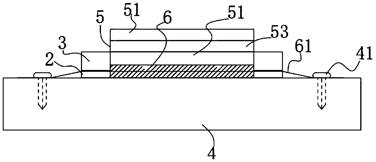 Concrete test piece forming die for micro tensile testing and test piece forming method