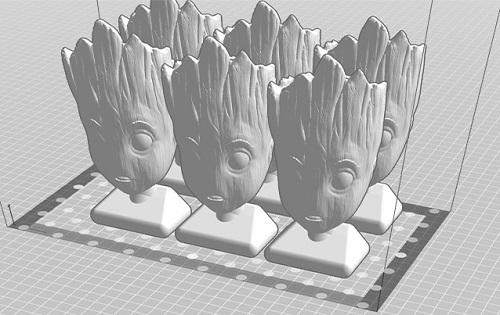 Compression method of 3D printing file