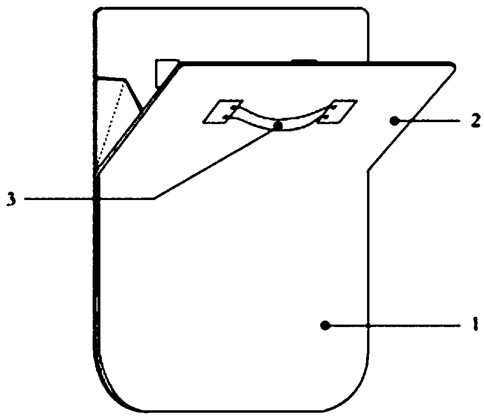 Flexible rolling bag type lithium battery emergency and abnormal condition processing device