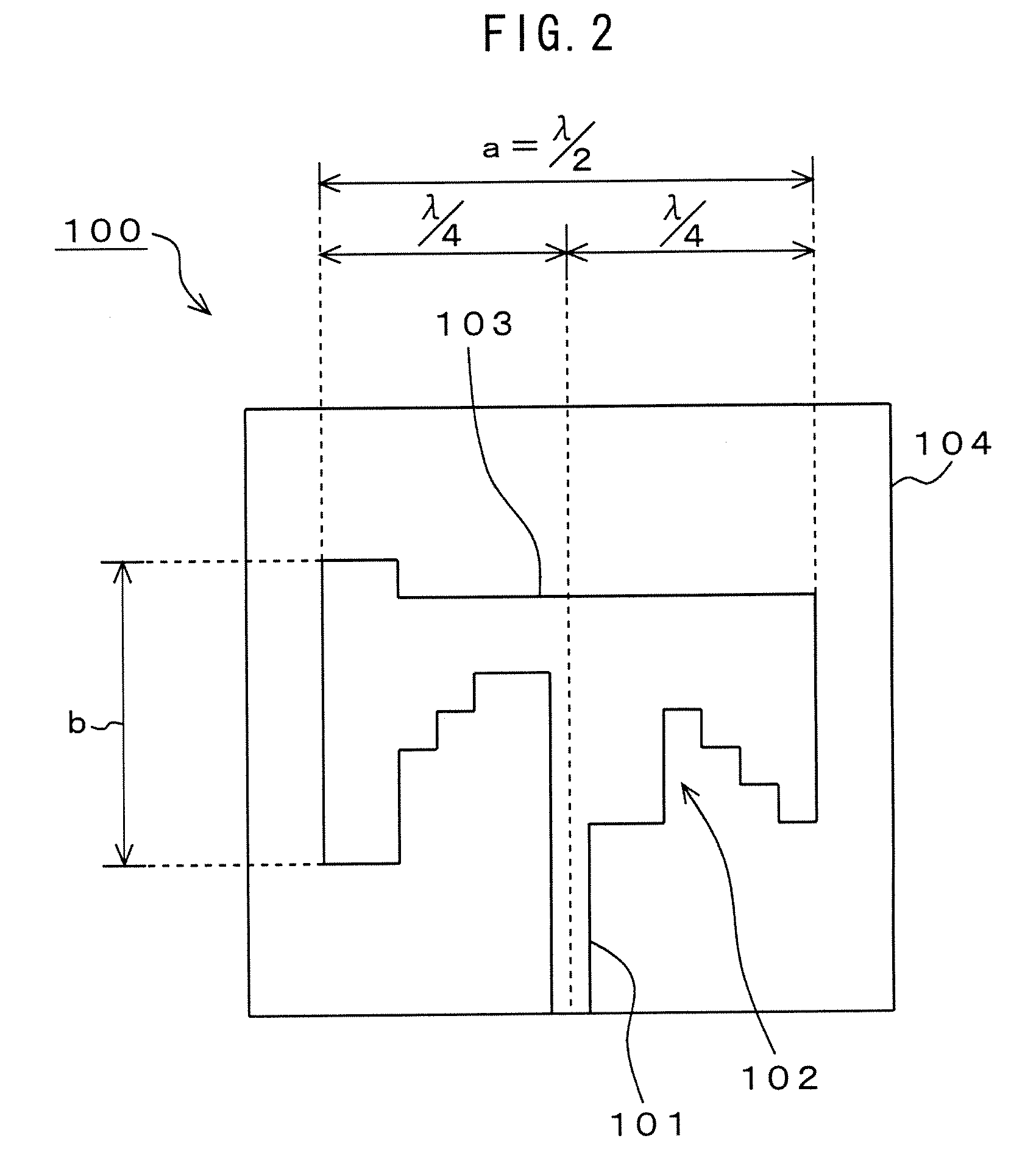 Asymmetrical flat antenna, method of manufacturing the asymmetrical flat antenna, and signal-processing unit using the same