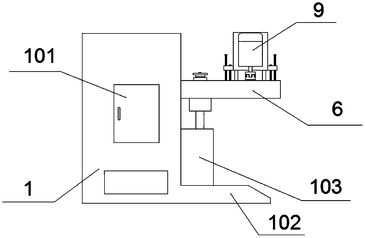 Multi-angle adjustment edge grinding machine for grinding surface of alloy material