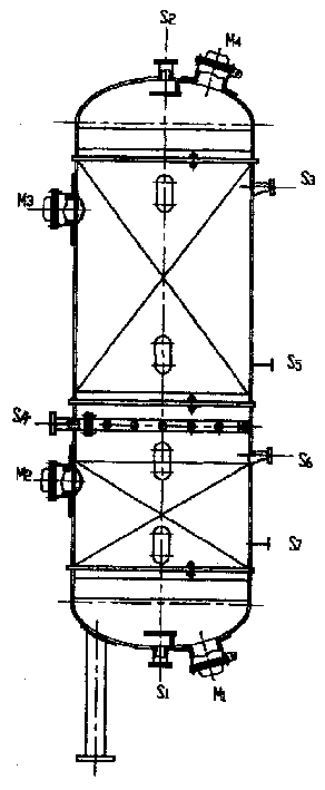 Double chamber bed with floating chamber and full chamber