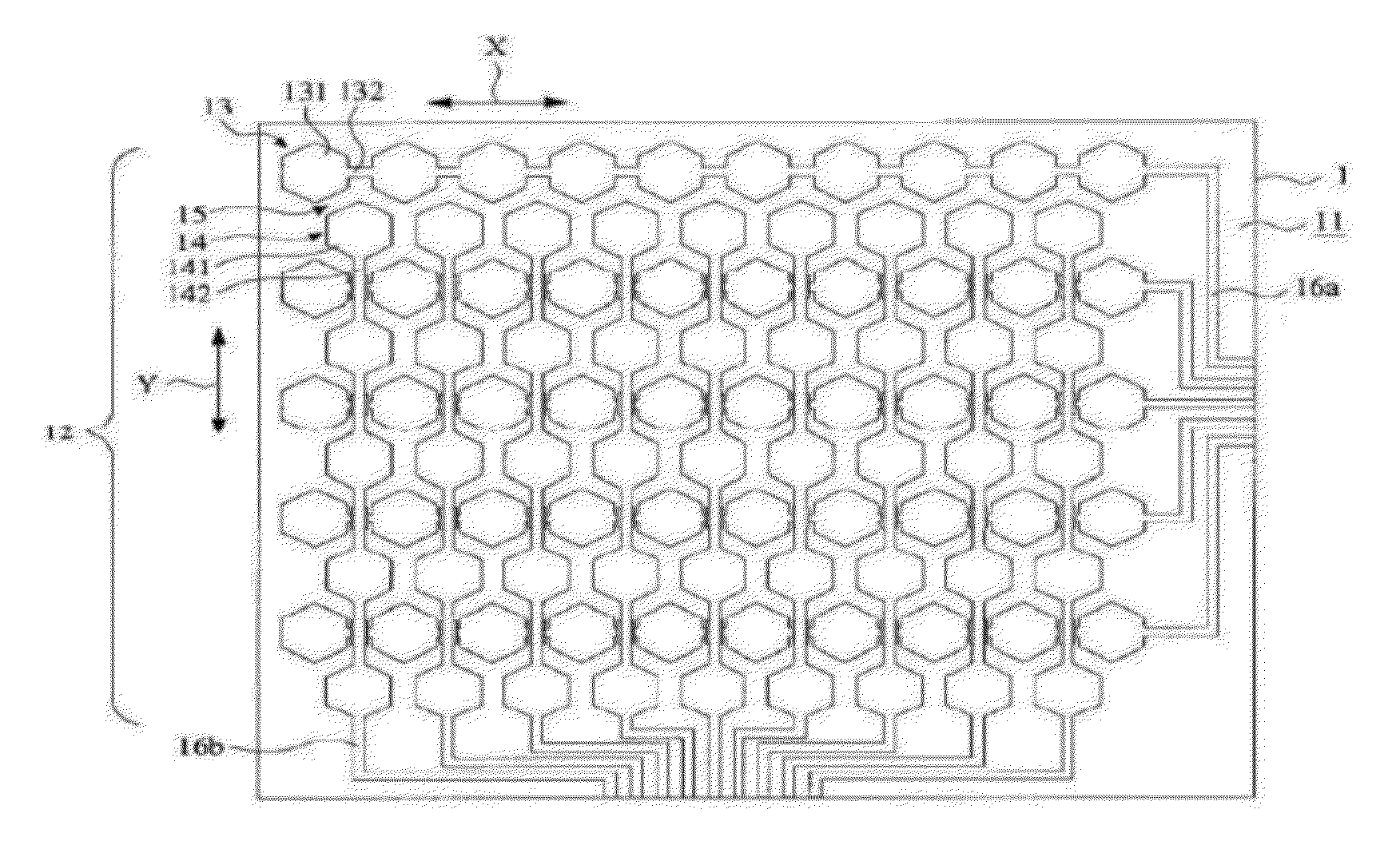 Conductor pattern structure of capacitive touch panel