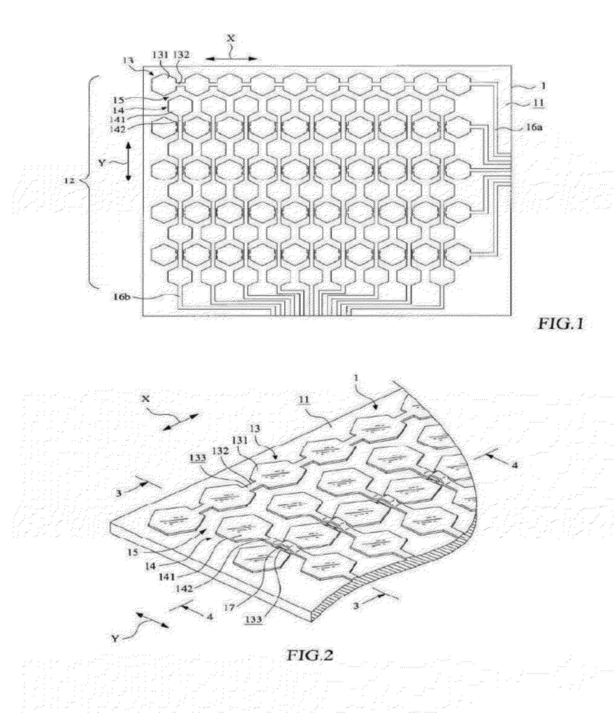 Conductor pattern structure of capacitive touch panel