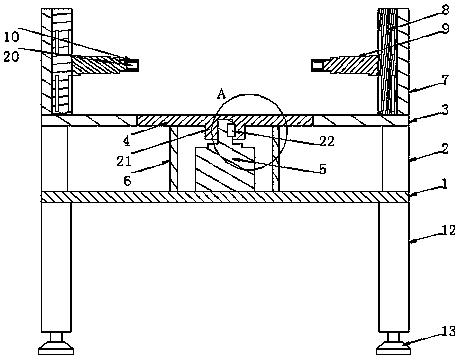 Conveniently adjustable detection device for centrifugal pump production