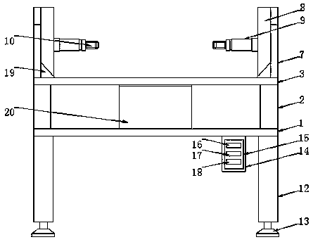 Conveniently adjustable detection device for centrifugal pump production