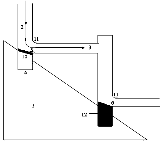 High-drop falling-type pipeline energy dissipation conveying system