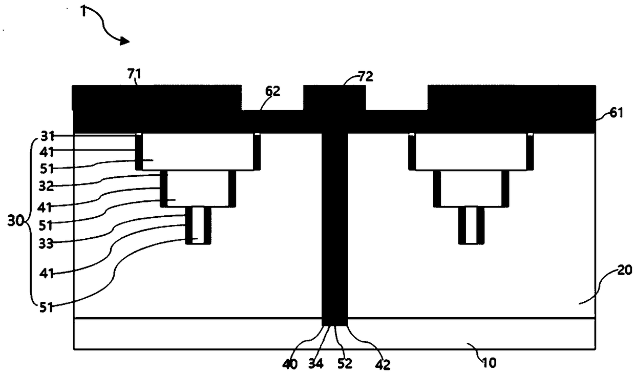 Power device protection chip and preparation method thereof